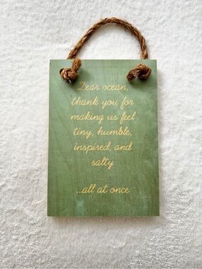 SoHa Living Wood Beach Wall Art